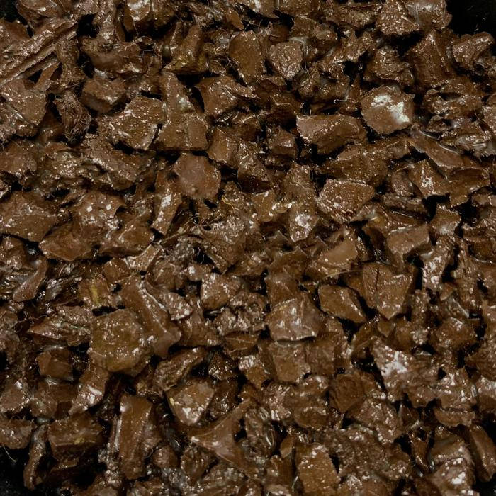 Резиновая крошка коричневого цвета Резиновая крошка коричневого цвета