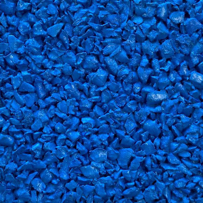 Крошка каучуковая EPDM синего цвета Крошка каучуковая EPDM синего цвета