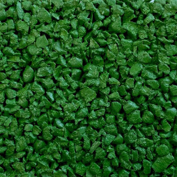Крошка каучуковая EPDM зелёного цвета